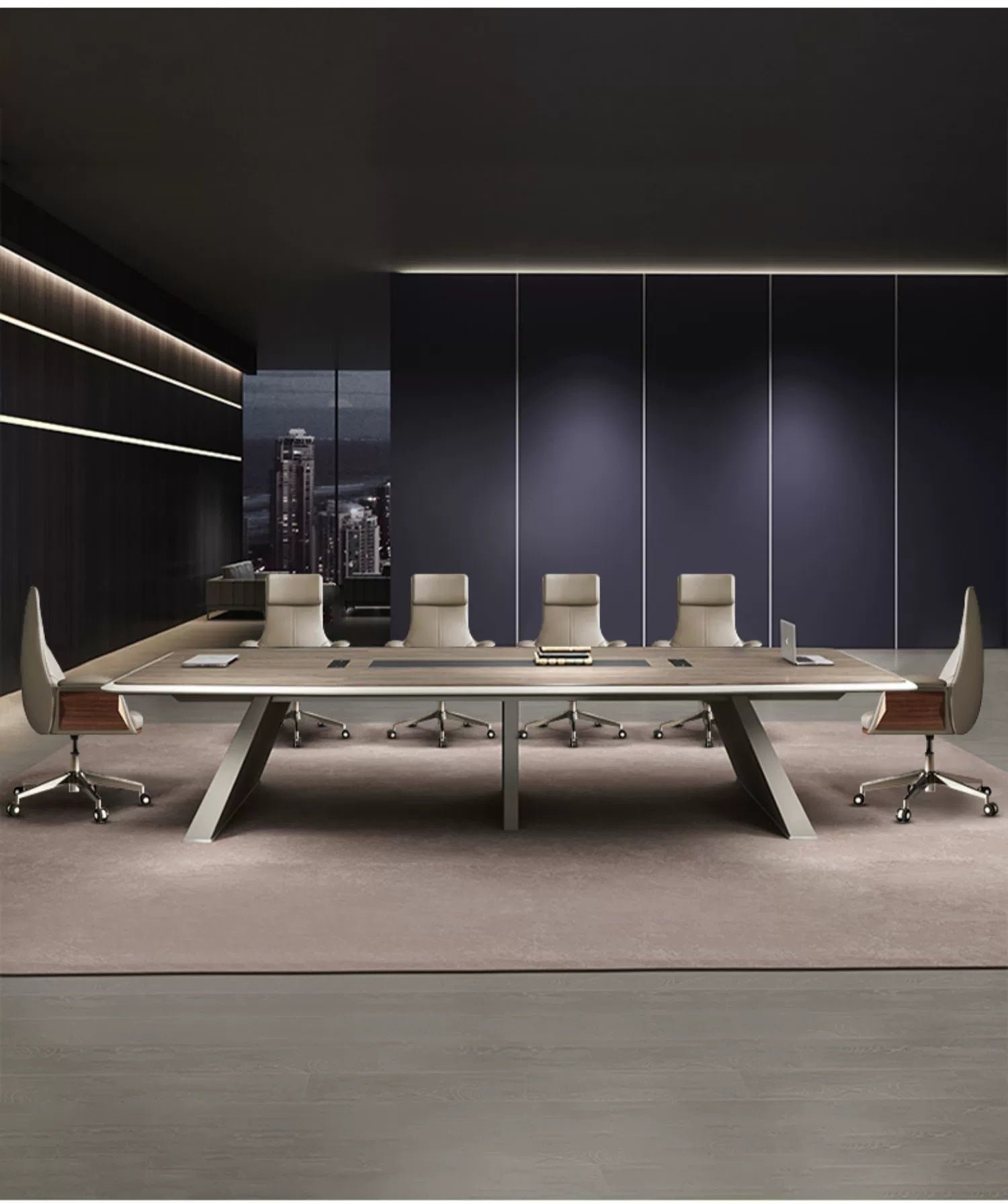 PINYI Simon High Back Office Chair without Wheels - Image 19