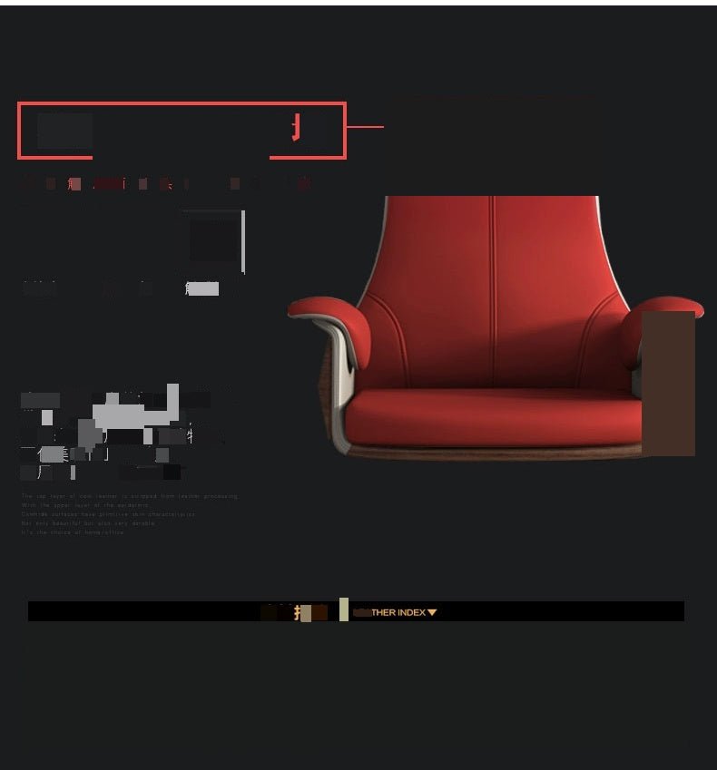 PINYI Simon High Back Office Chair without Wheels - Image 44