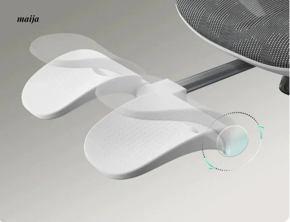 Black and White P7 Ergonomic Office Chair - Image 7