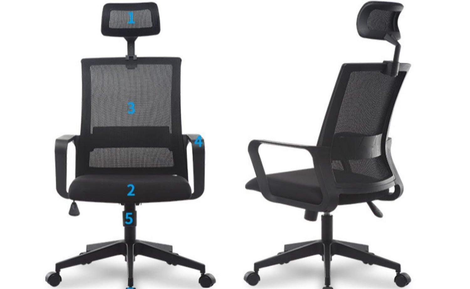 MUTINI Jasper Ergonomic Adjustable Office Chair - Image 8