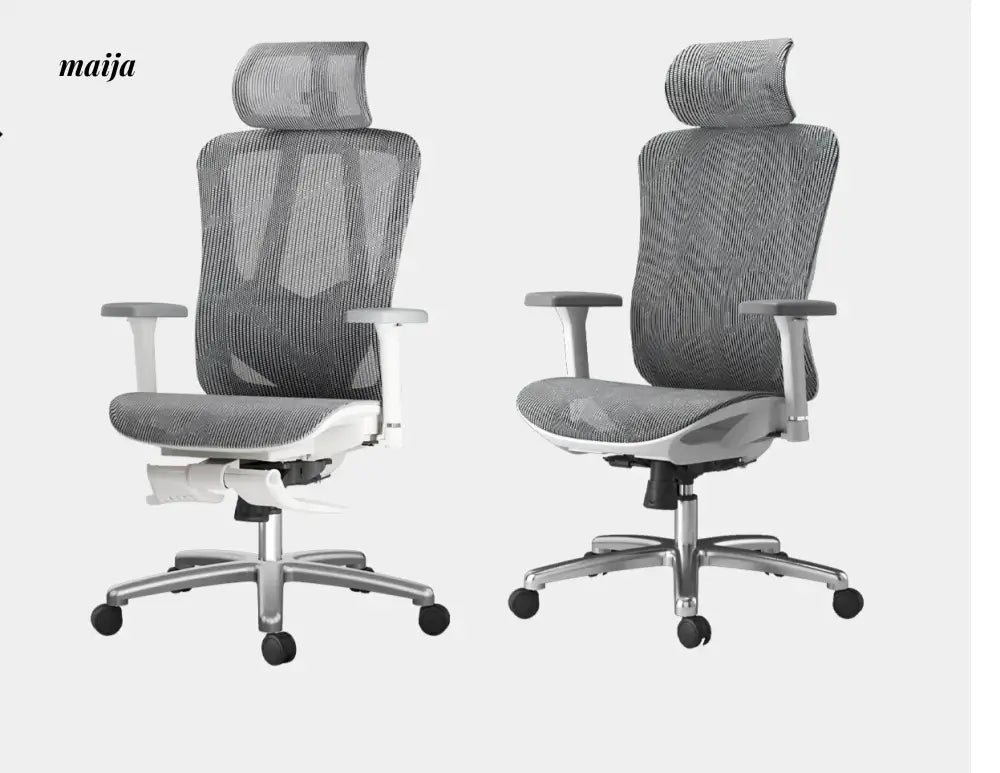 Black and White P7 Ergonomic Office Chair - Image 11