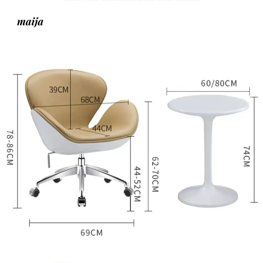 Eggshell Office Chair - Image 10