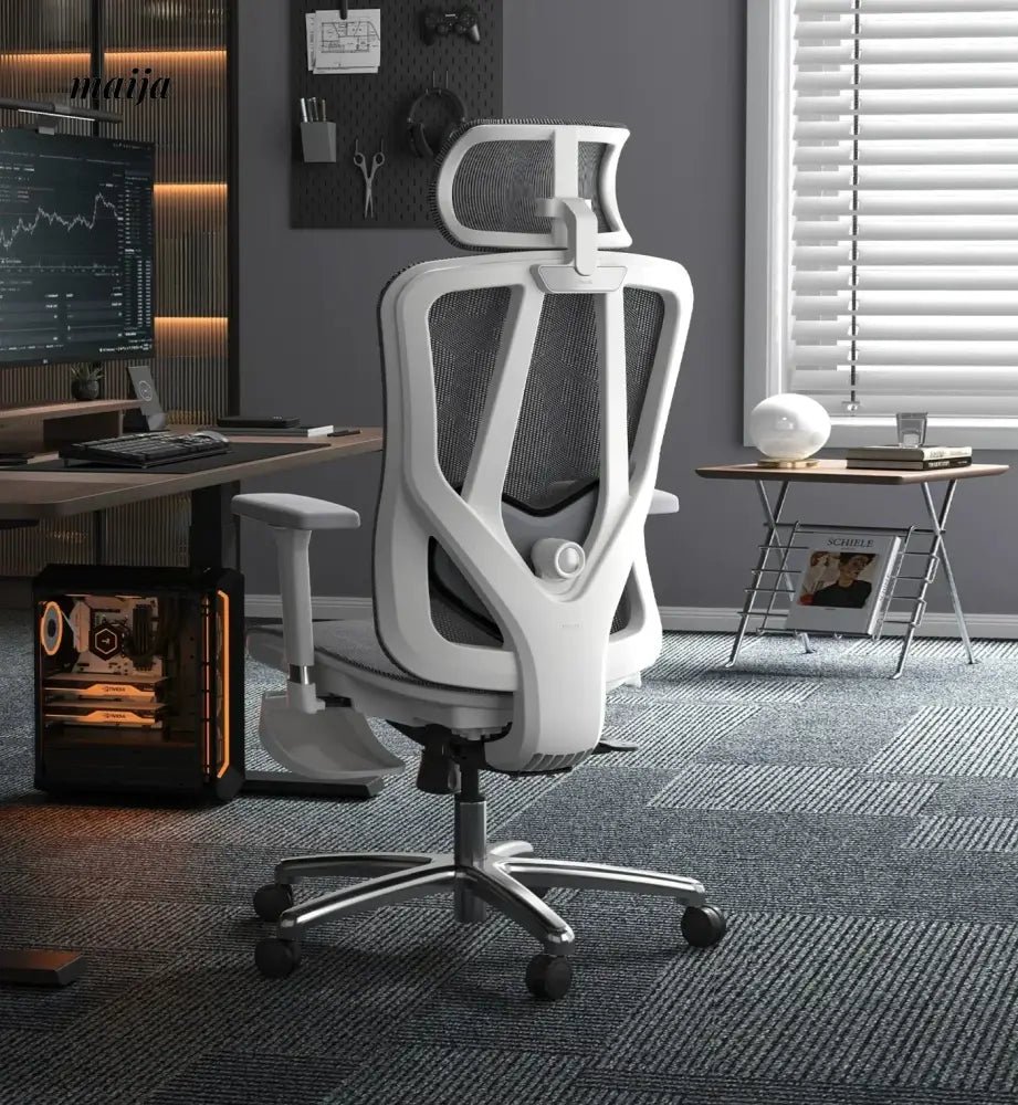 Black and White P7 Ergonomic Office Chair - Image 13