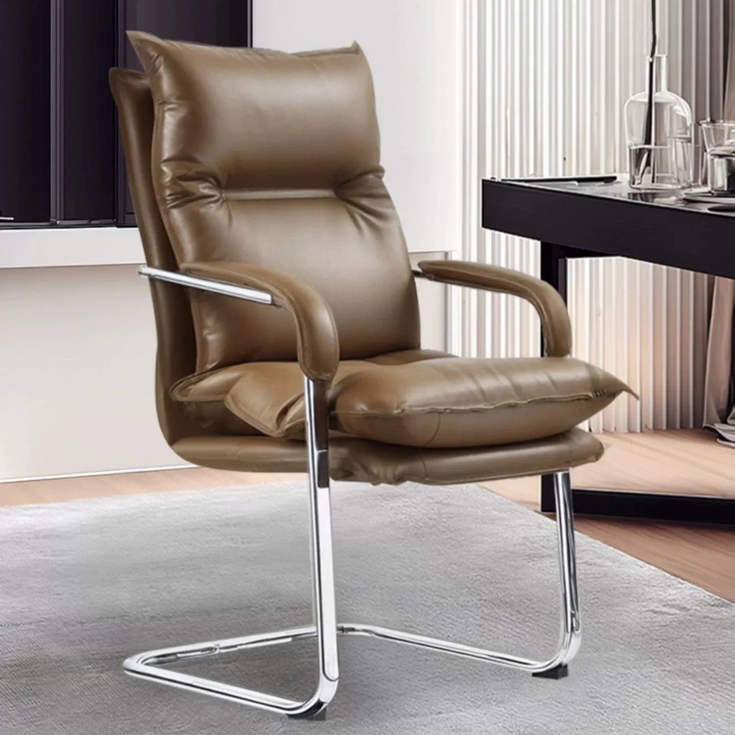 PINYI Simon High Back Office Chair without Wheels