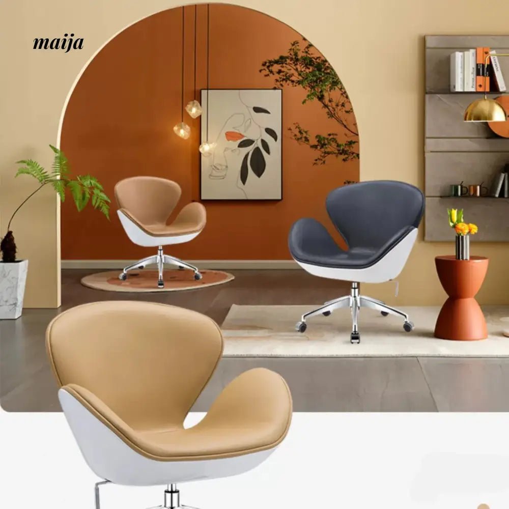 Eggshell Office Chair - Image 4