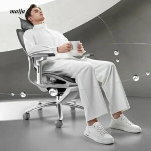 Black and White E2PRO Ergonomic Chair