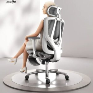 Black and White P7 Ergonomic Office Chair