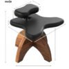 Crossed Legs Office Chair