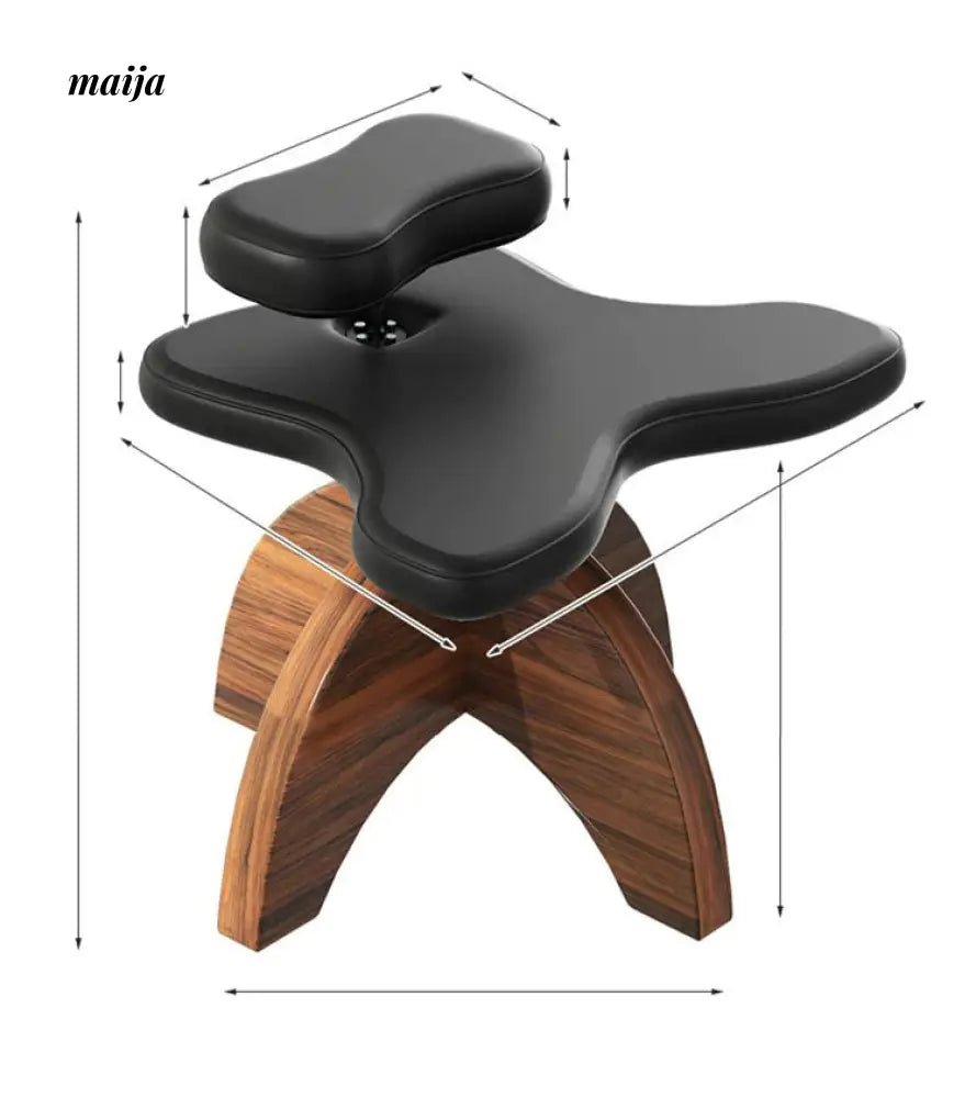 Crossed Legs Office Chair