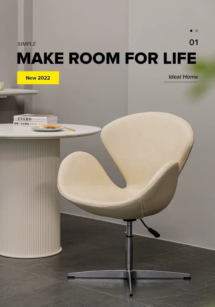 ABOUT WHITE Jinan Cozy Scandinavian Design Sofa Chair - Image 4