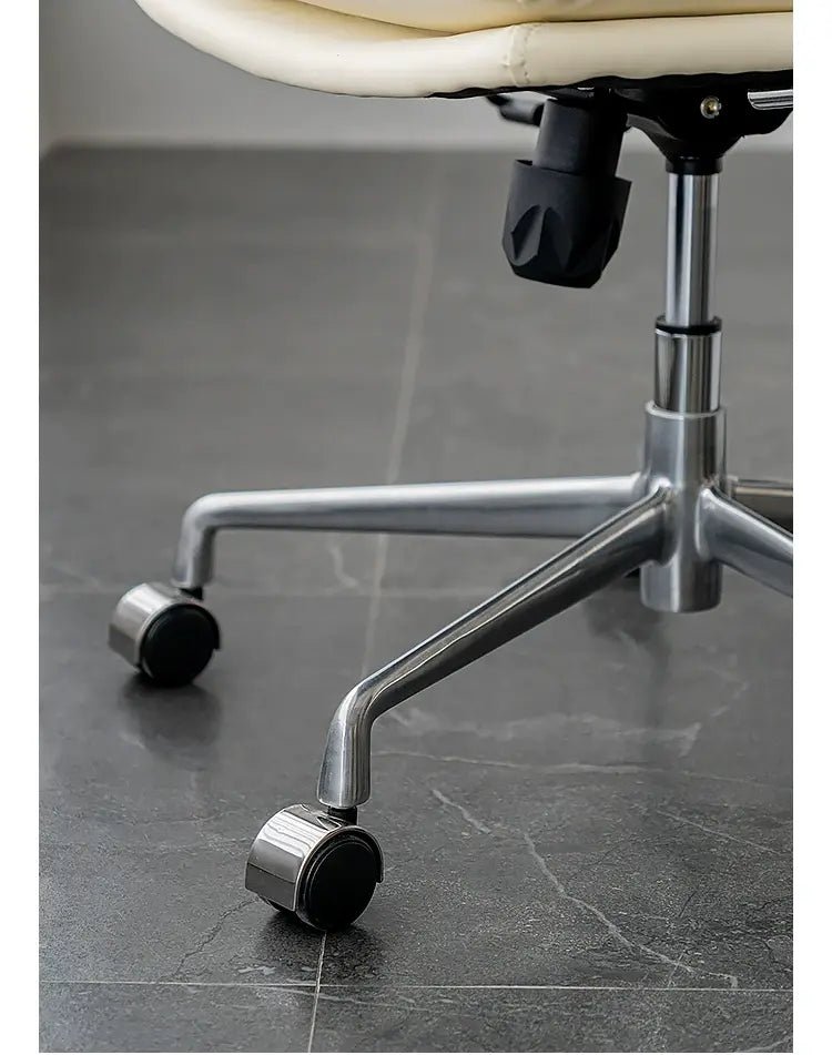 ABOUT WHITE Kaelson Ergonomic Creamy Office Chair - Image 6