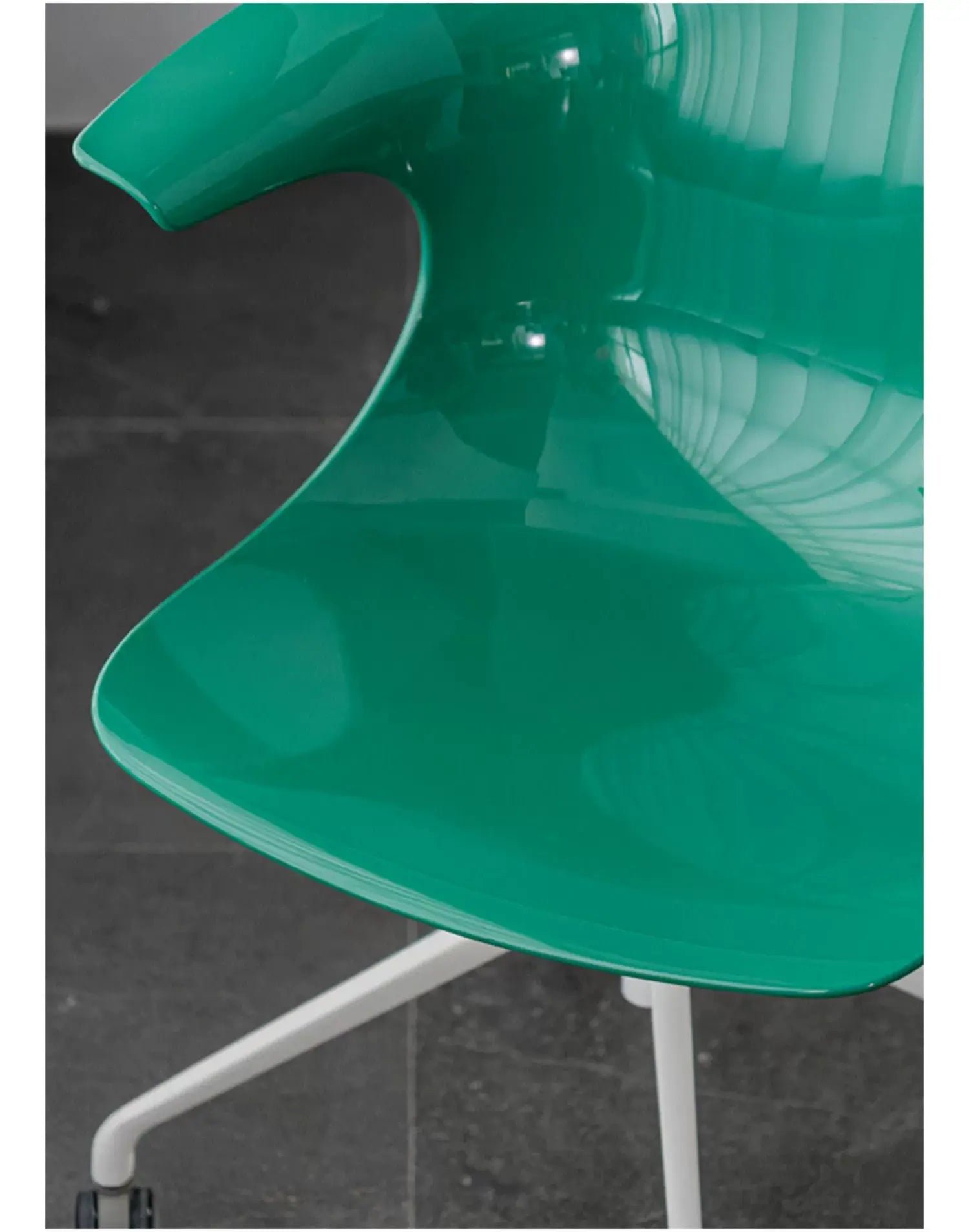 ABOUT WHITE Kiyoshi Elegant Adjustable Computer Chair - Image 7