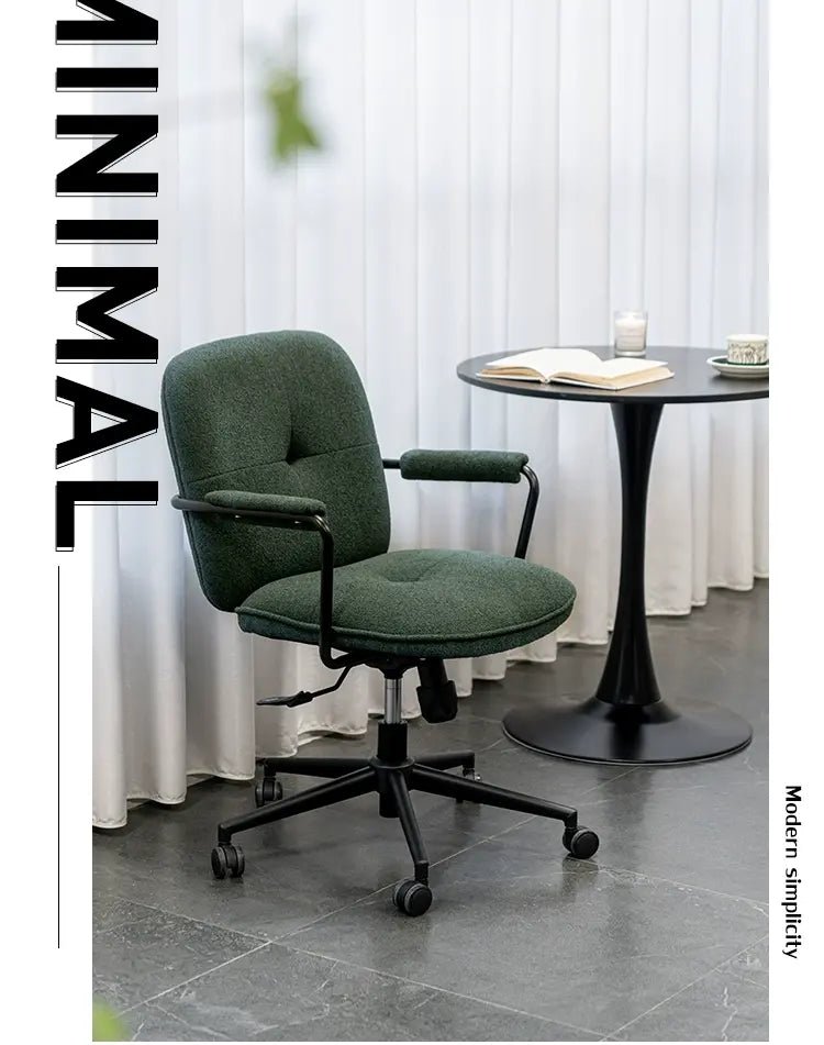 ABOUT WHITE Seville Elegant Modern Luxury Computer Chair - Image 5