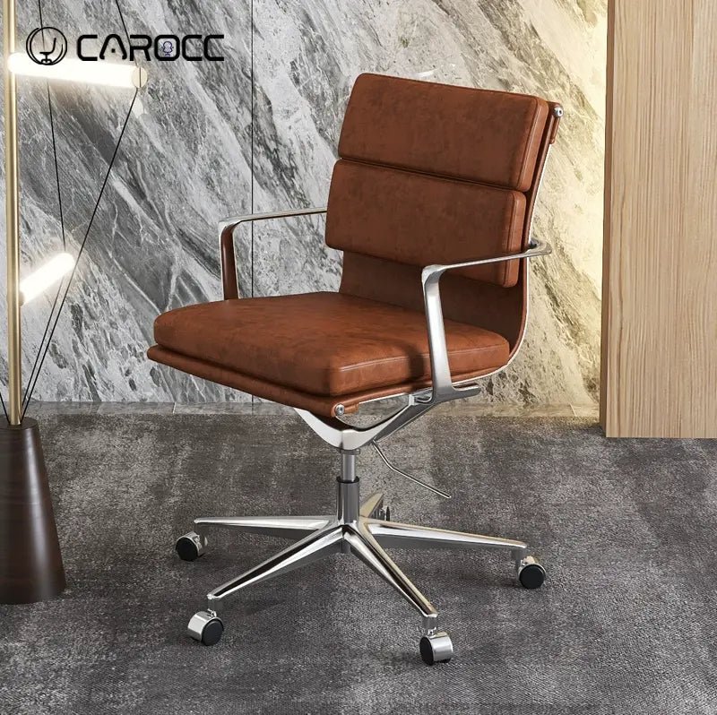 CAROCC Jullian Luxurious Ergonomic Leather Office Chair
