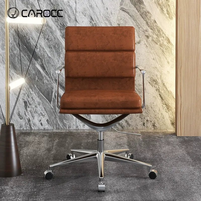 CAROCC Jullian Luxurious Ergonomic Leather Office Chair - Image 2
