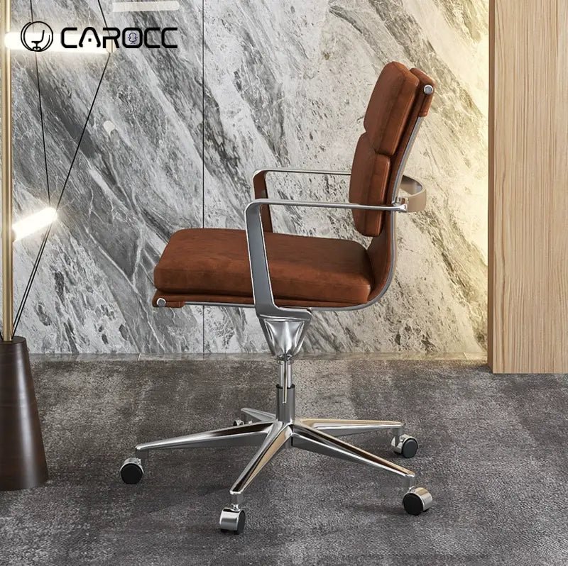 CAROCC Jullian Luxurious Ergonomic Leather Office Chair - Image 3