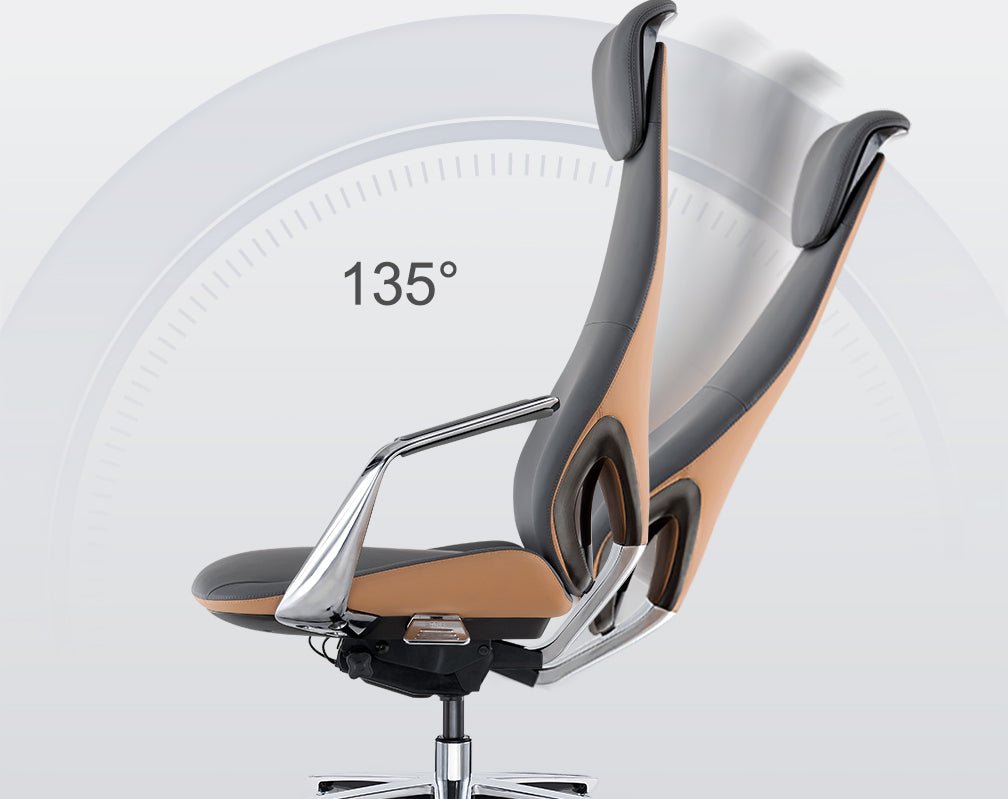MEDELIN Santiago Ergonomic Comfort Leather Office Chair - Image 4