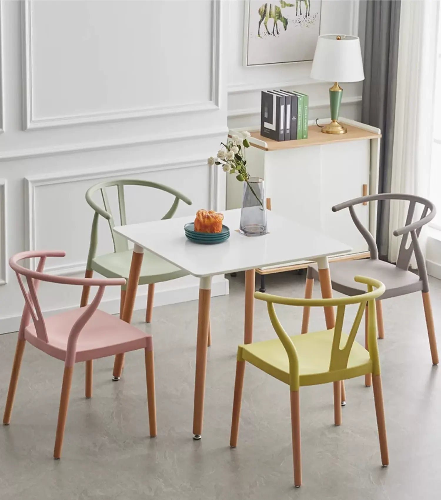 MEIYIJIA Tsurumi Sleek Design Plastic Back Office Chair