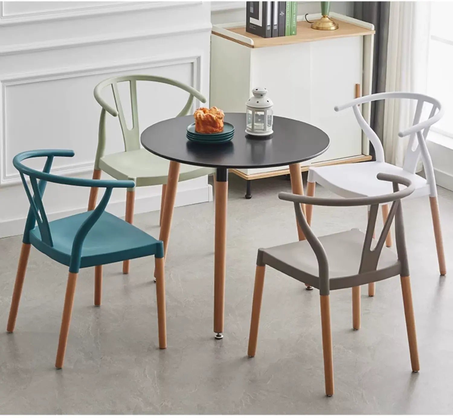 MEIYIJIA Tsurumi Sleek Design Plastic Back Office Chair - Image 4