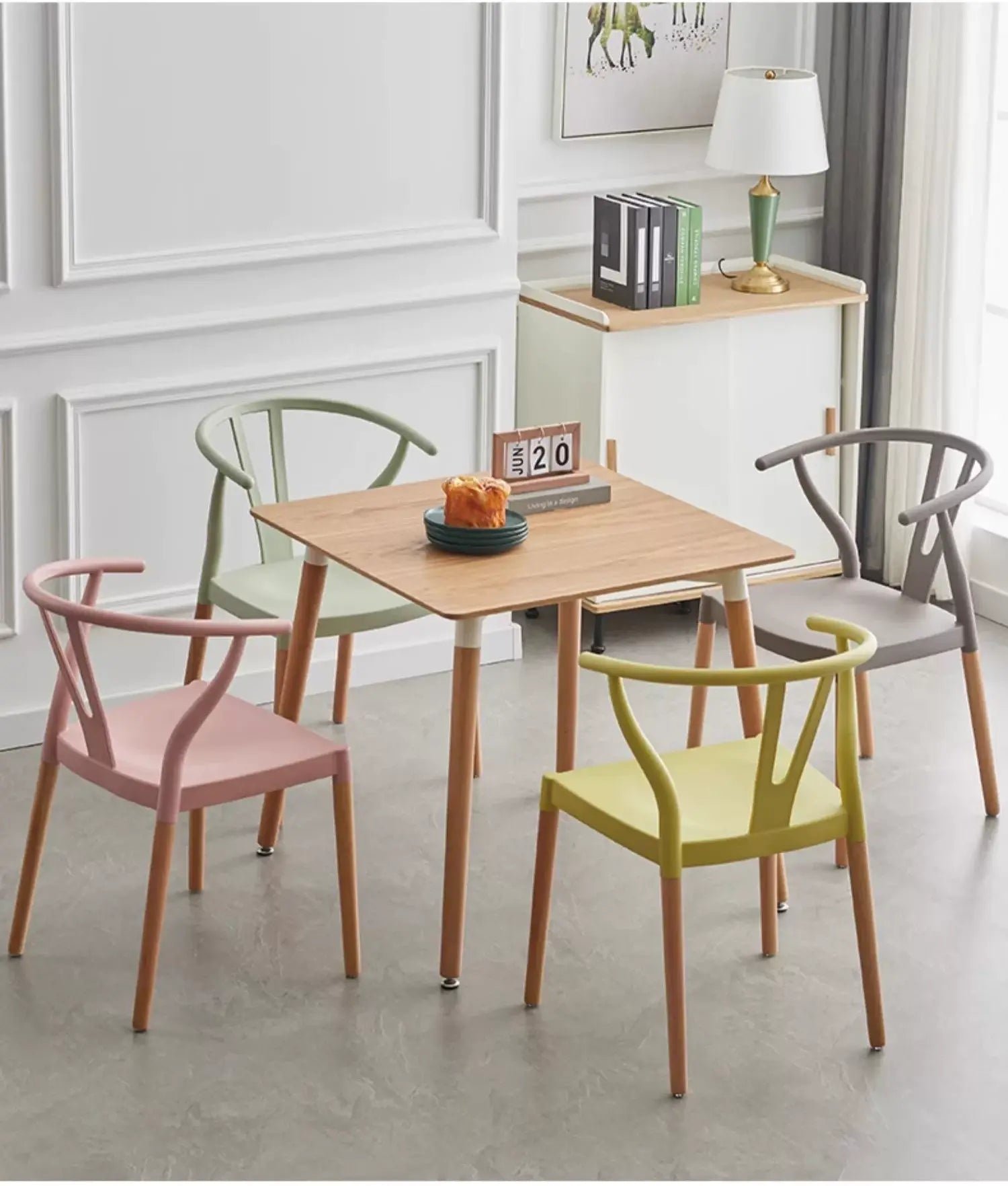 MEIYIJIA Tsurumi Sleek Design Plastic Back Office Chair - Image 5