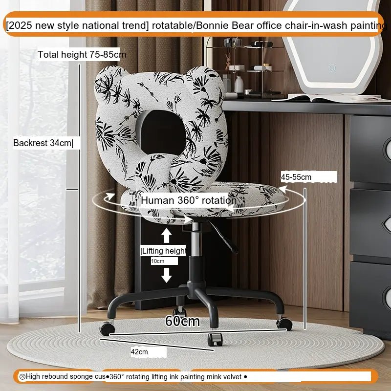 XIMIKA Isolde Ergonomic Stylish Office Chair - Image 7