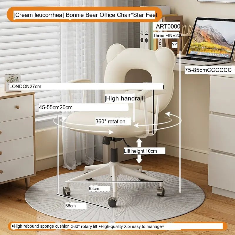 XIMIKA Isolde Ergonomic Stylish Office Chair - Image 8