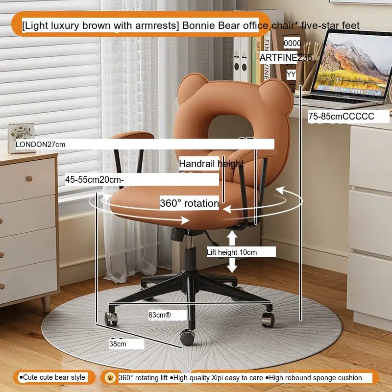 XIMIKA Isolde Ergonomic Stylish Office Chair - Image 9